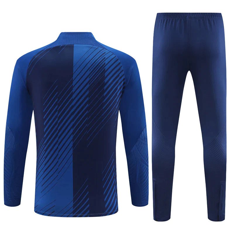 Barc_a  Dark Blue Training Tracksuit 2023/24