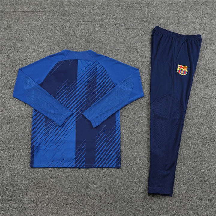 Barc_a  Dark Blue Training Tracksuit 2023/24