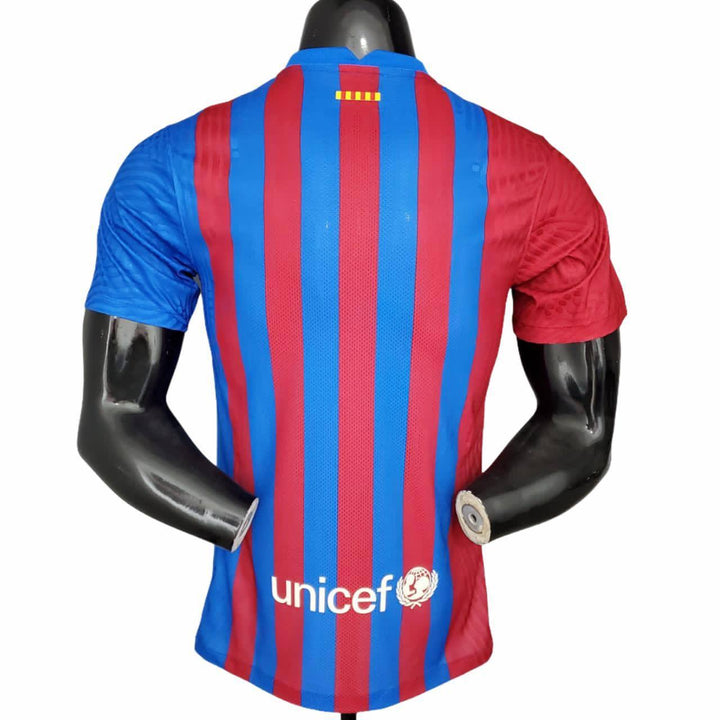 Barc_a home Player Version Jersey 2021-22