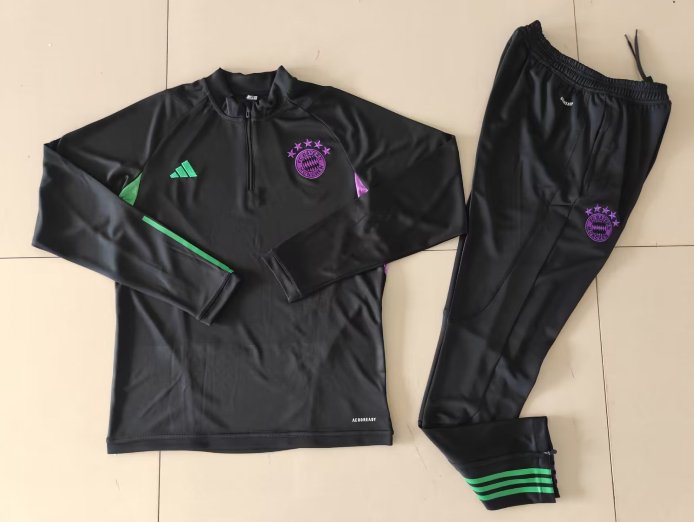 Bayern BLACK Tracksuit 2024 - uaessss