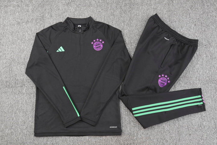 Bayern BLACK Tracksuit 2024 - uaessss