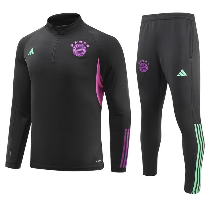 Bayern BLACK Tracksuit 2024 - uaessss