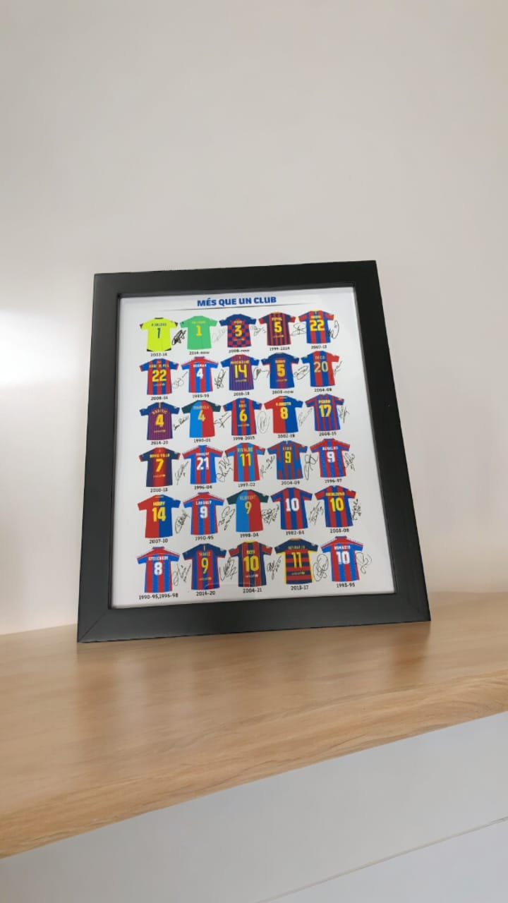 Wood Photo Frame For Football Club