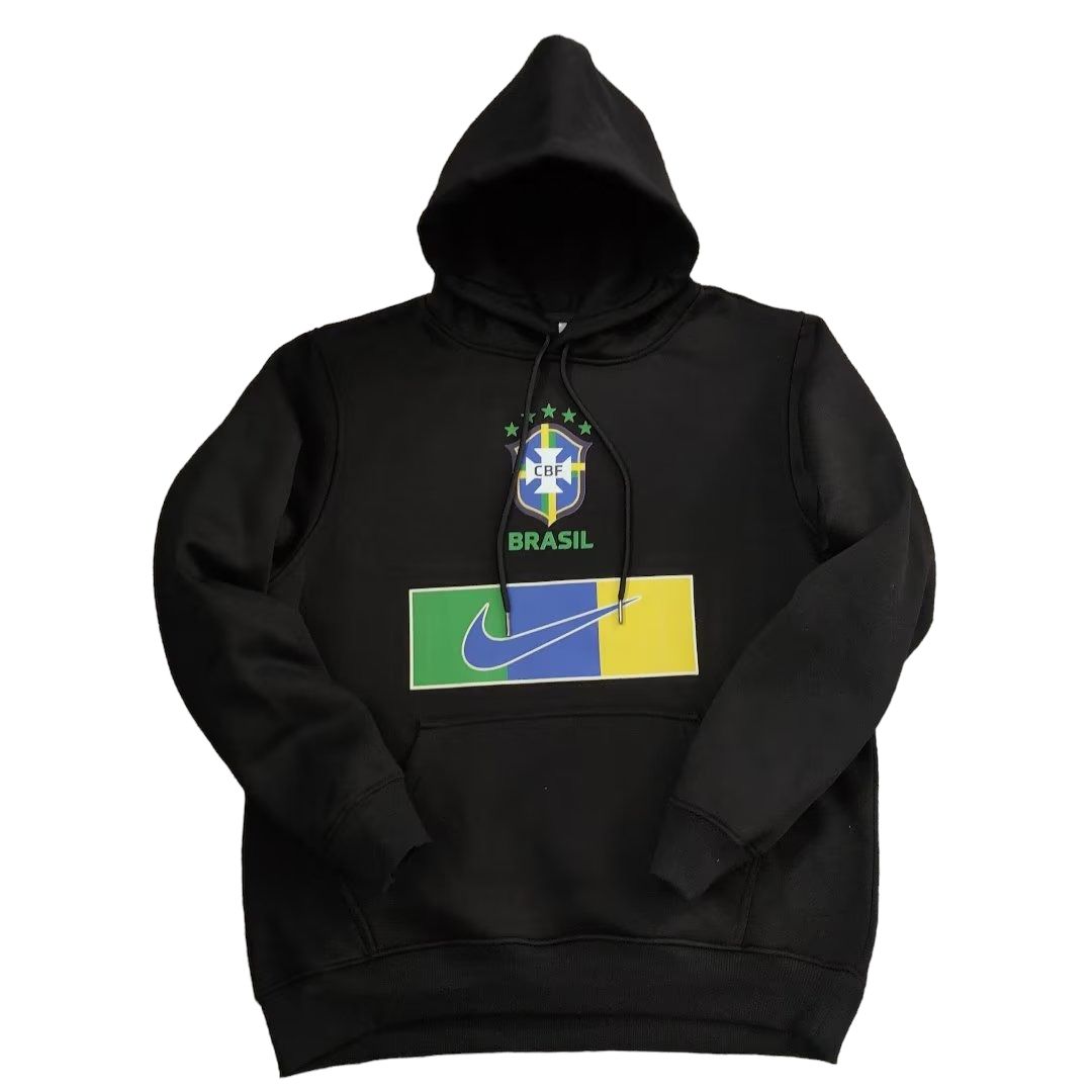 Brazil Black Hoodie 2022/23 - uaessss