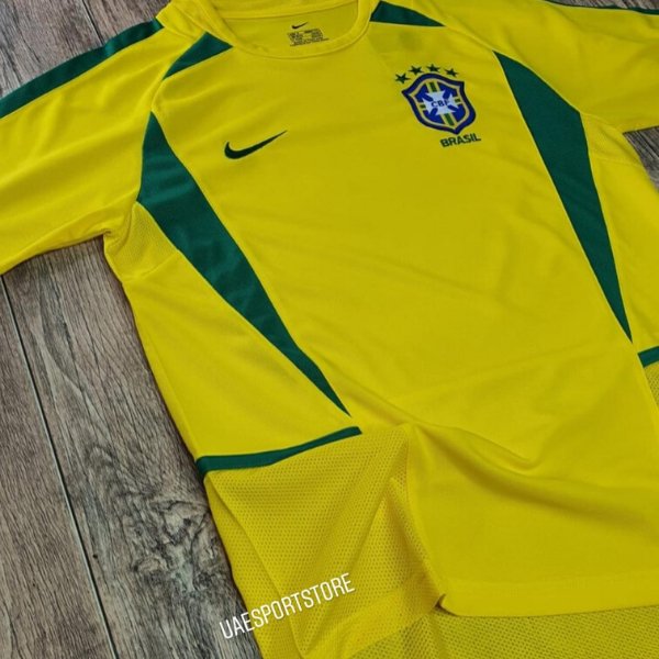 Brazil classic world cup 2002 jersey - uaessss