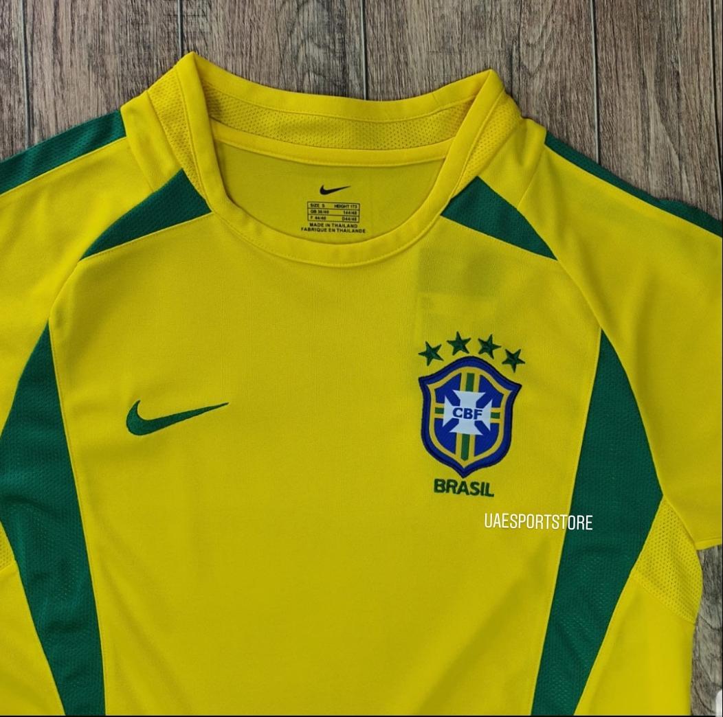 Brazil classic world cup 2002 jersey - uaessss