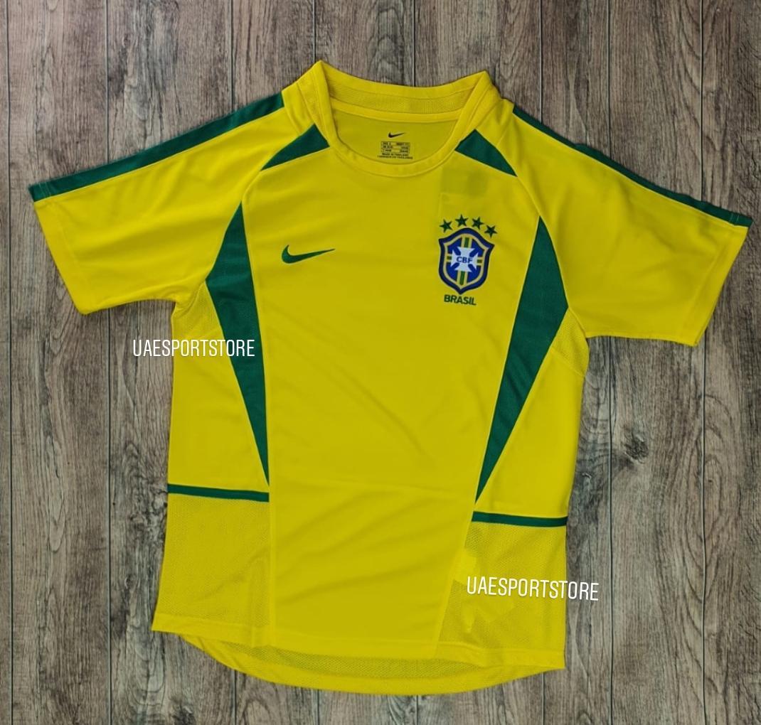 Brazil classic world cup 2002 jersey - uaessss