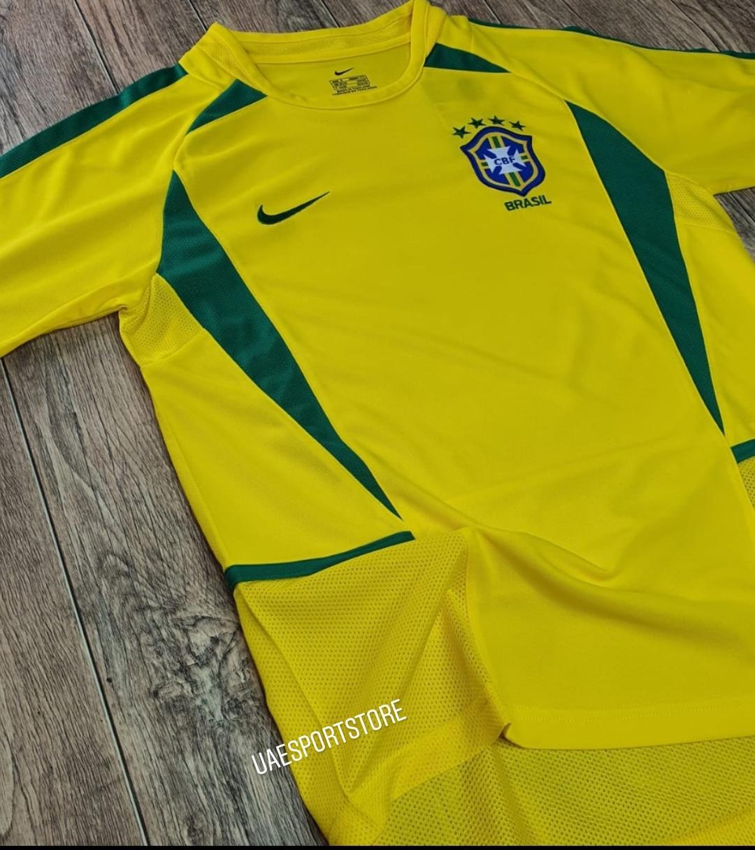 Brazil classic world cup 2002 jersey - uaessss