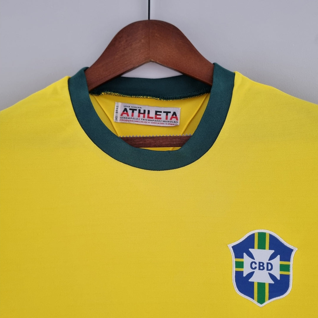 Brazil Home Classic 1970 Jersey - uaessss