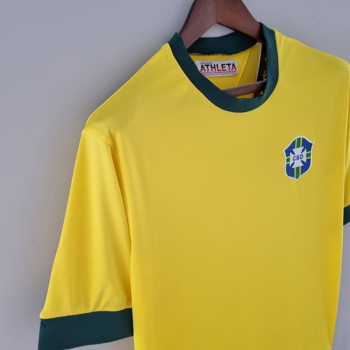 Brazil Home Classic 1970 Jersey - uaessss