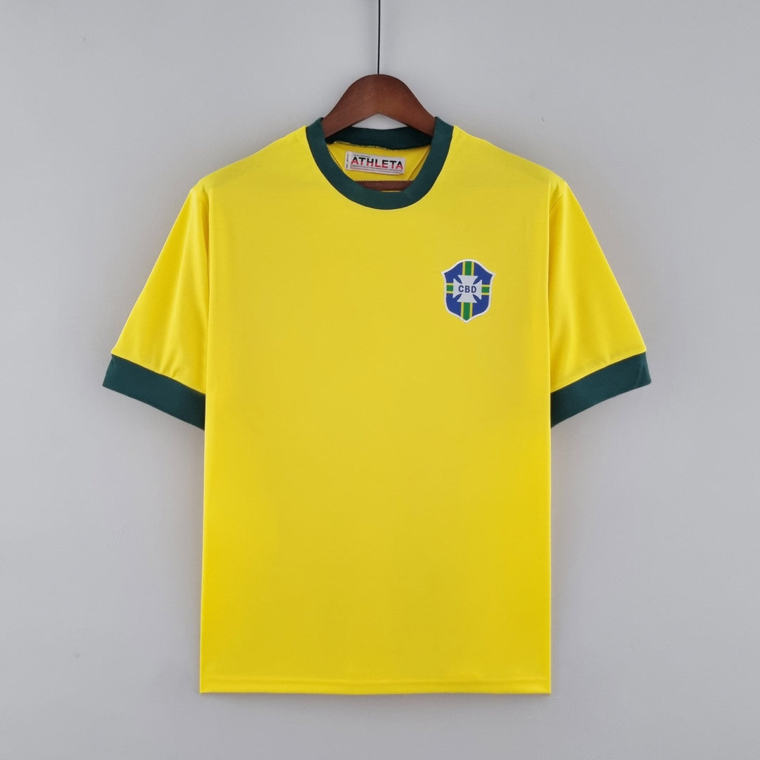 Brazil Home Classic 1970 Jersey - uaessss