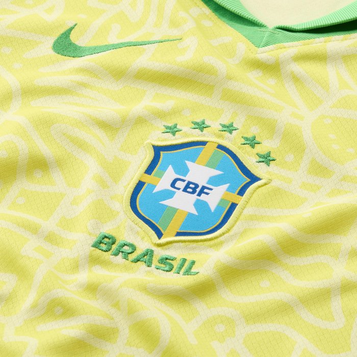 Brazil Home kit kids 2024 - uaessss