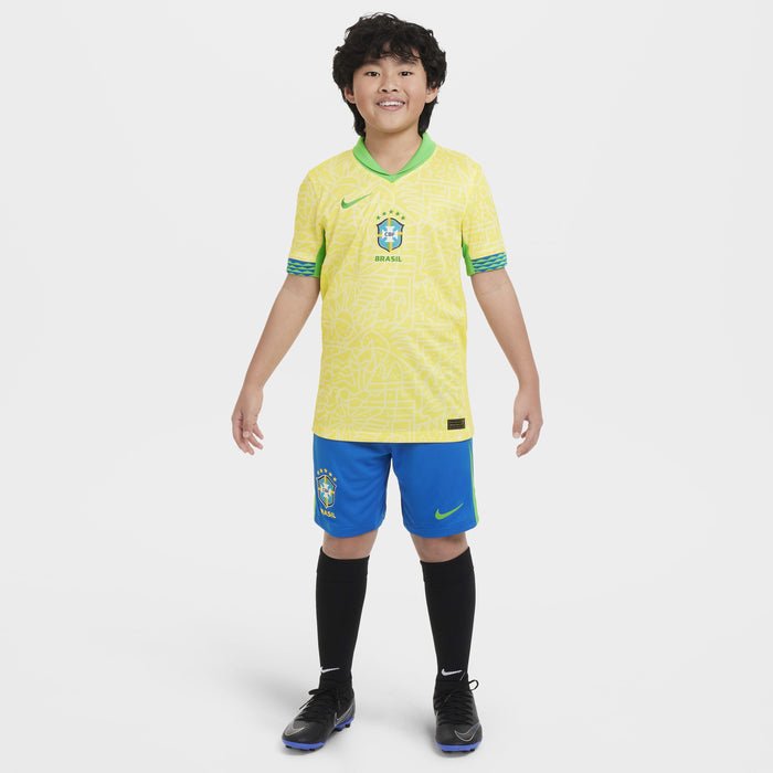 Brazil Home kit kids 2024 - uaessss