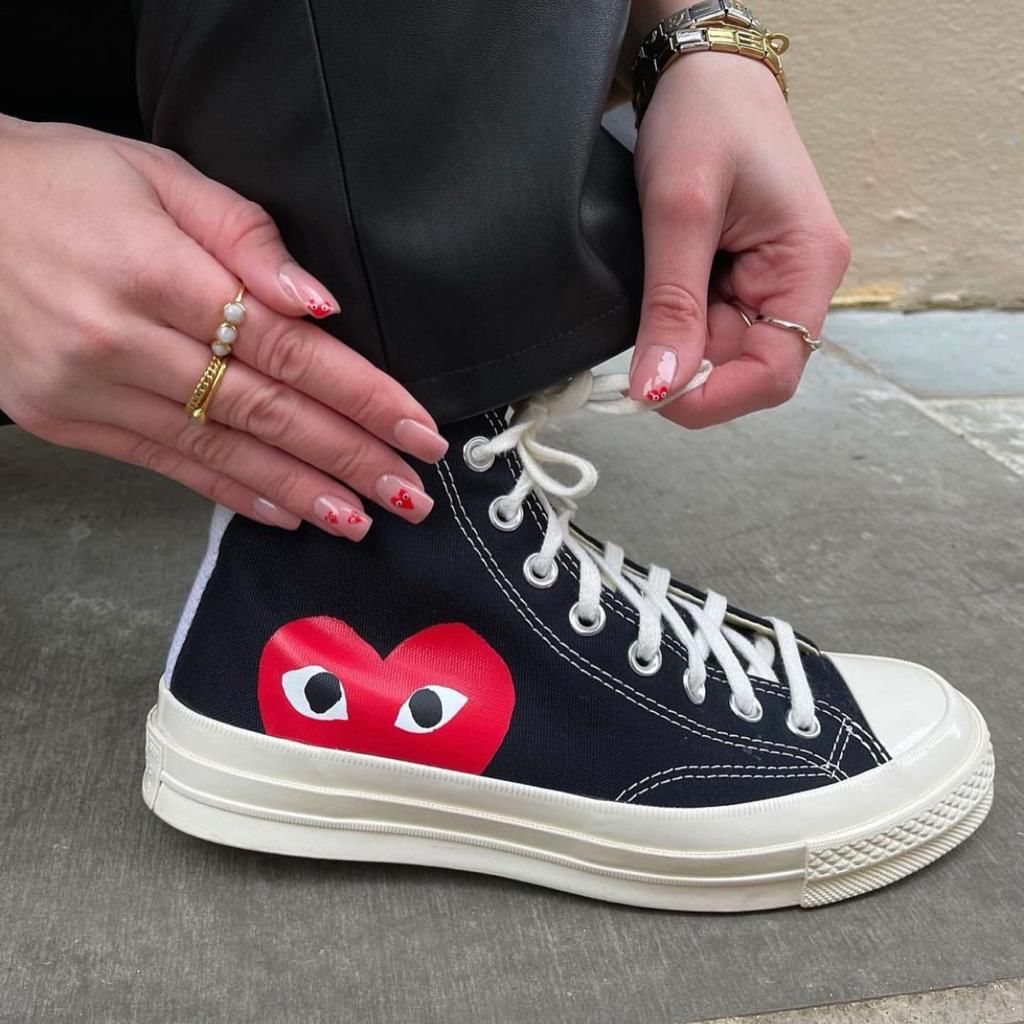 CDG x Converse Chuck Taylor All star Hi - uaessss