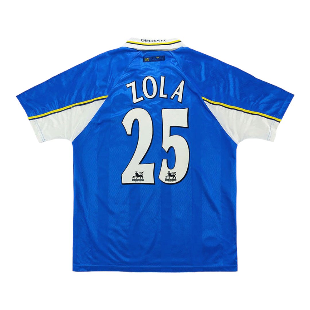 ch classic 1997/99 ZOLA #25 JERSEY - uaessss