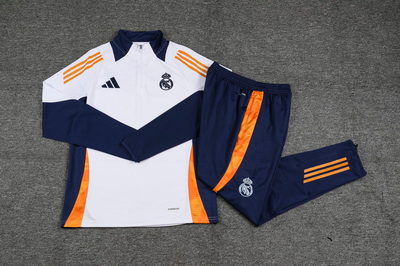 RM Pre Match White Tracksuit 2024/25