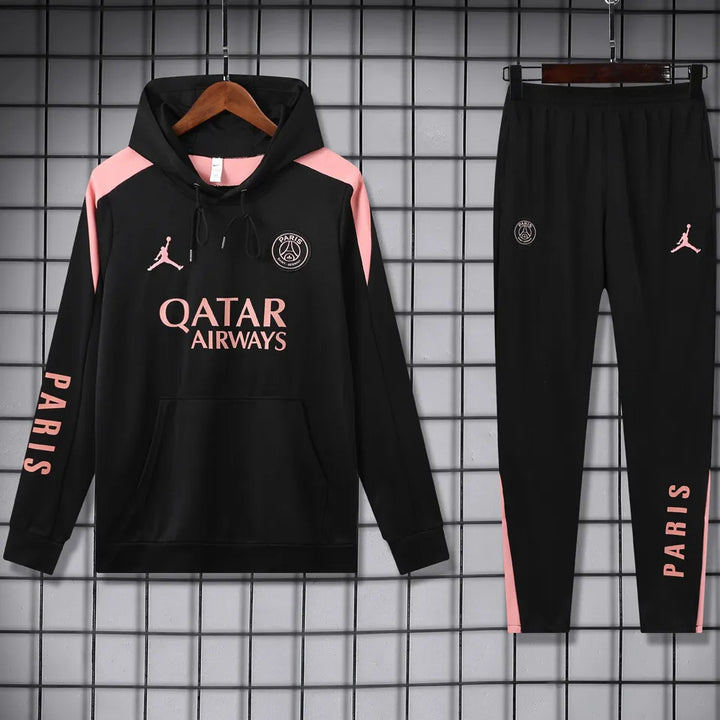 PSG Black Hoodie TrackSuit 2025