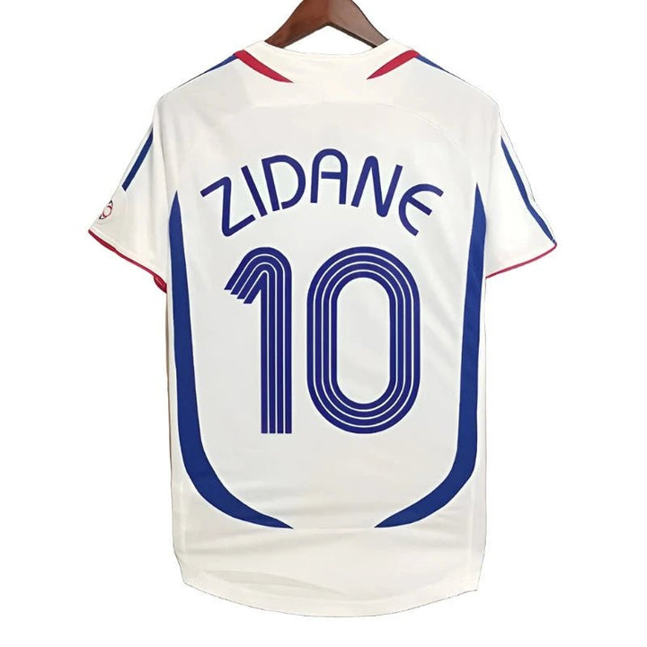 France Classic Away 2006 with Zidane 10 - uaessss