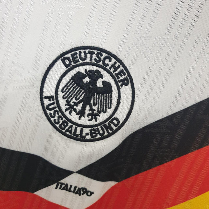 Germany Classic Home World cup Jersey 1990 - uaessss