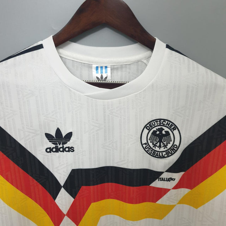 Germany Classic Home World cup Jersey 1990 - uaessss