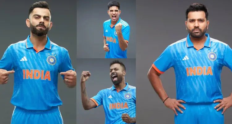 India ODI World Cup Jersey 2024 - Indian Cricket - uaessss