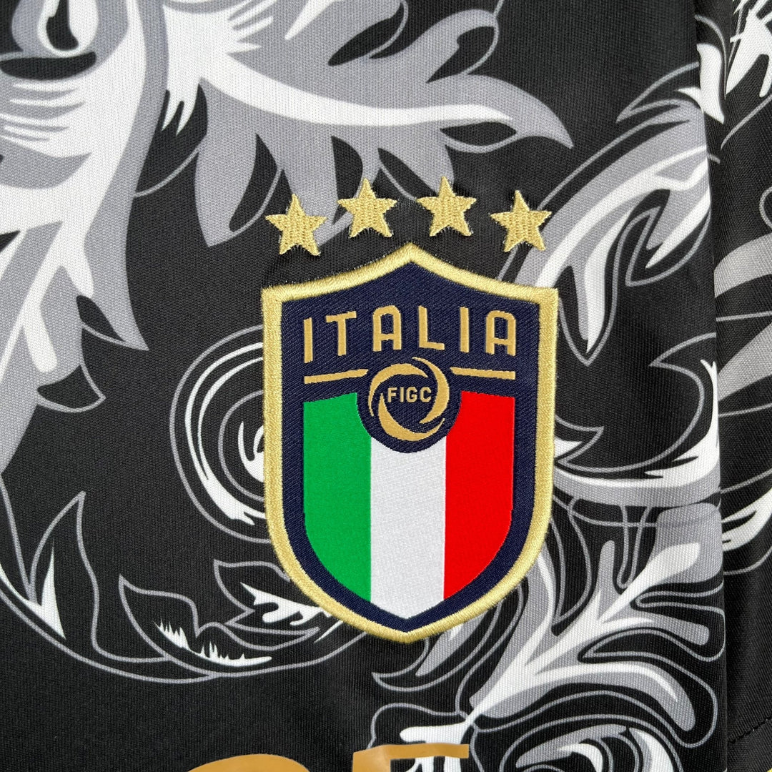 Italy Versace Ediiton Black Jersey 2023/24 - uaessss