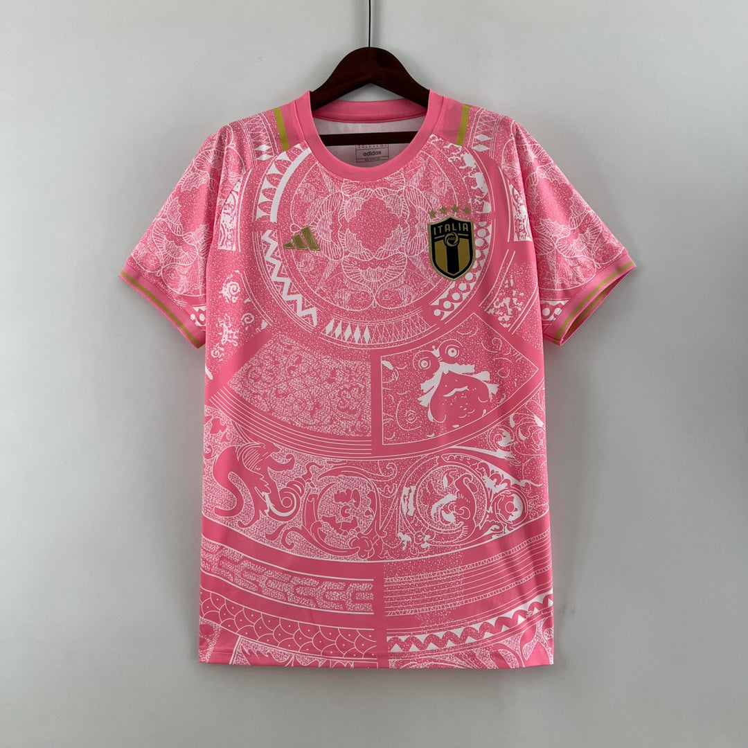 Italy Versace Edition Pink Jersey 2024 - uaessss