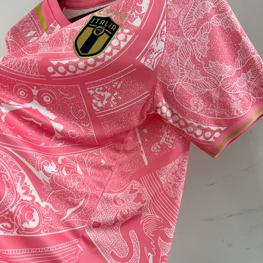 Italy Versace Edition Pink Jersey 2024 - uaessss