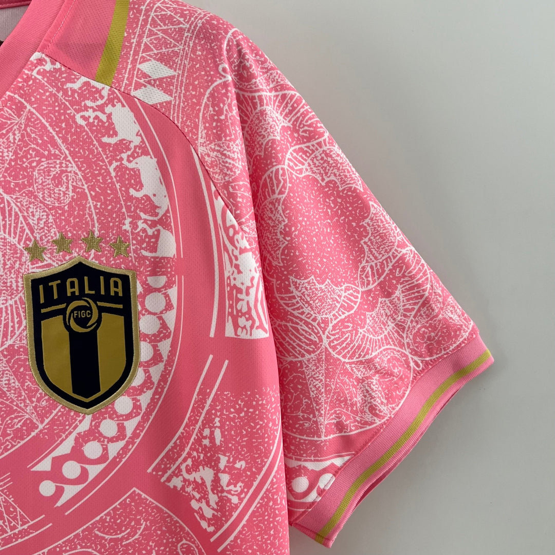 Italy Versace Edition Pink Jersey 2024 - uaessss