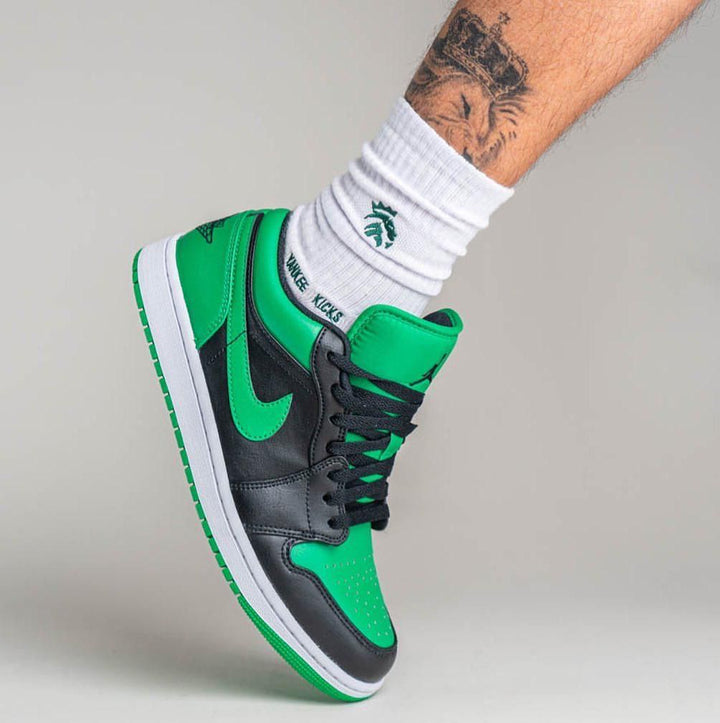 Jordan 1 Low Lucky Green - uaessss