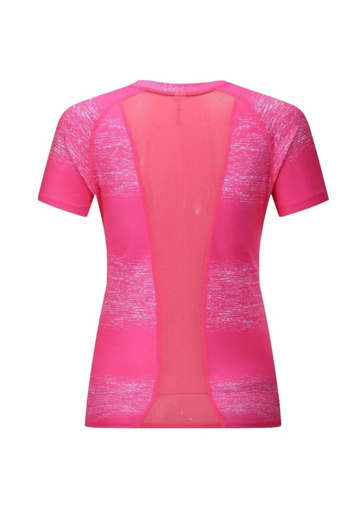 Ladies stretch training set pink - uaessss