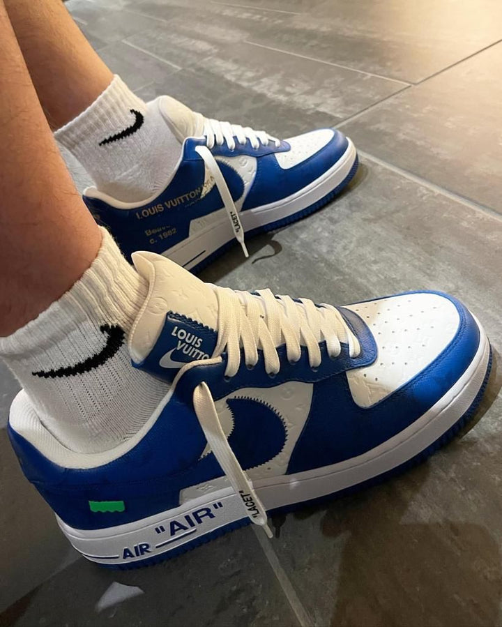 Louis Vuitton x Nike Air Force 1 Low Royal - uaessss