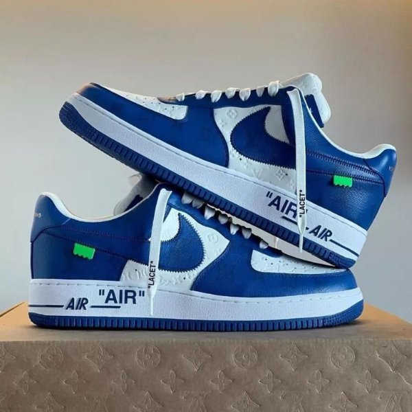 Louis Vuitton x Nike Air Force 1 Low Royal - uaessss