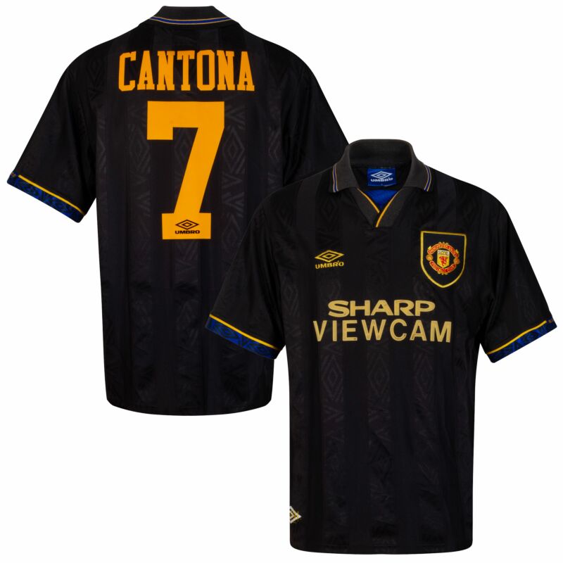 Man United Away classic 1995 WITH CANTONA 7 - uaessss