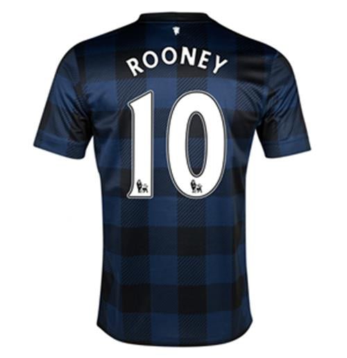 Man United Away classic jersey 13/14 WITH ROONEY 10 - uaessss