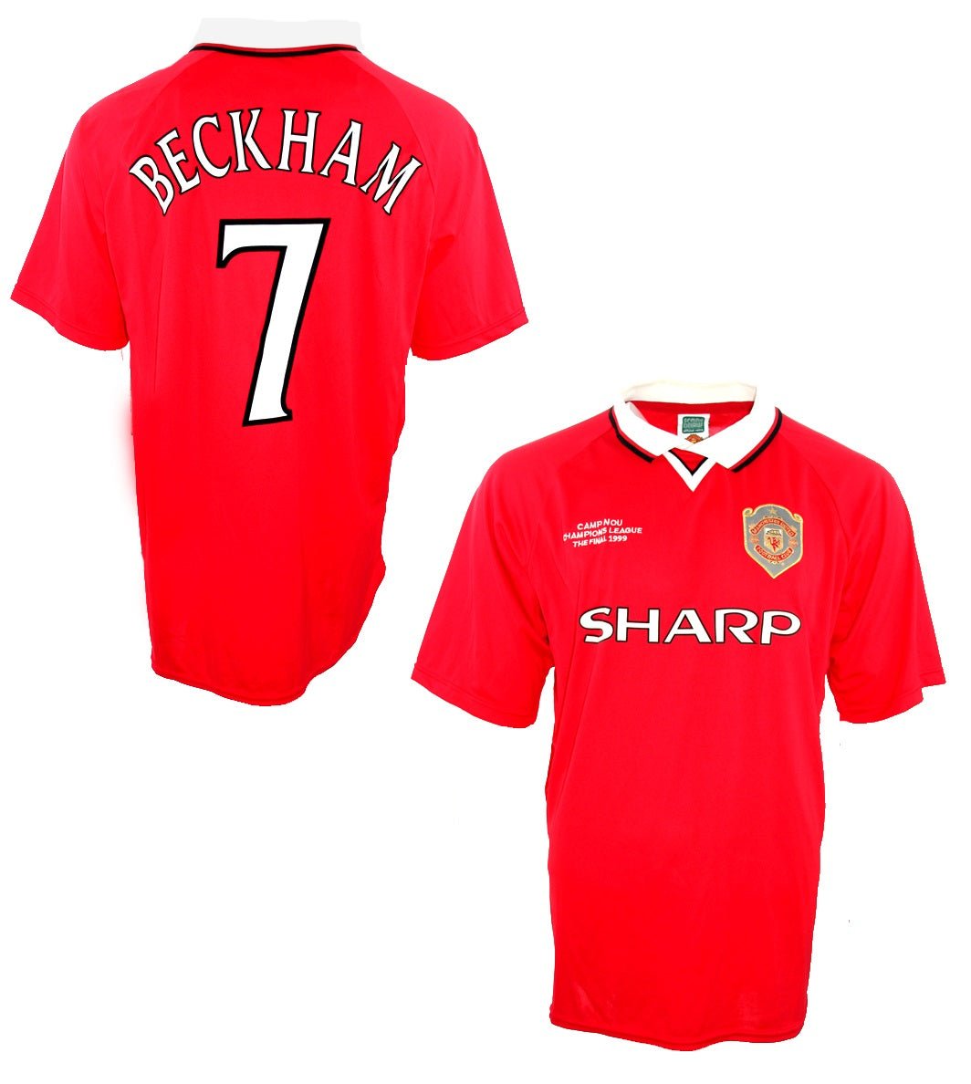 Man United classic 1999 UCL champions BECKHAM 7 - uaessss