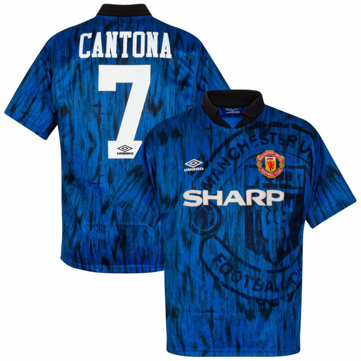 Man United classic Away WITH CANTONA 7 1992/93 - uaessss