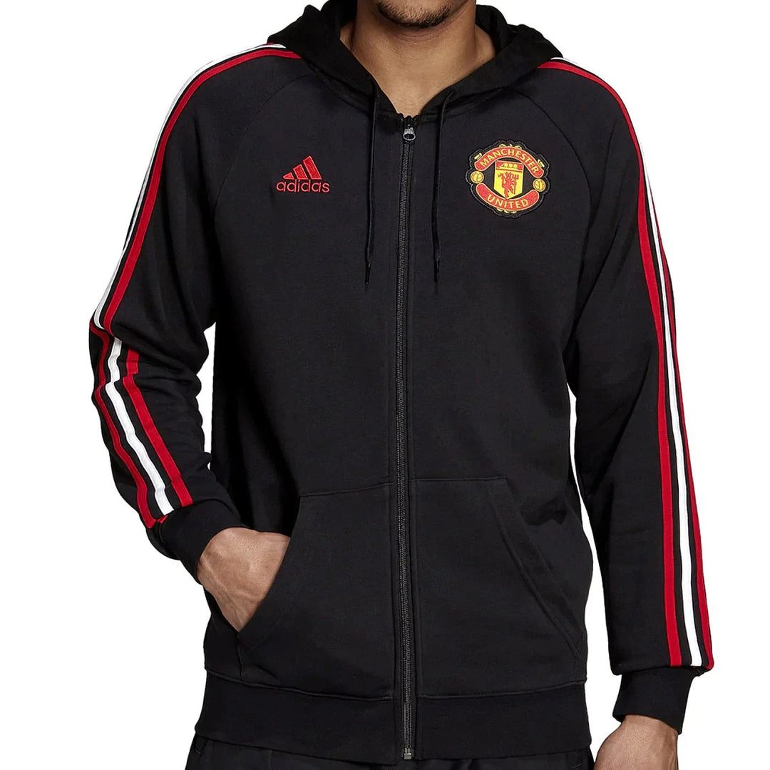 MAN UNITED Hoodie JacketSuit BLACK 2022/23 - uaessss