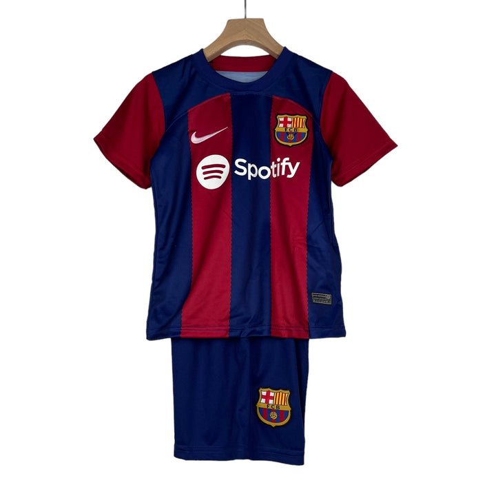 Barc_a  home kit kids 2023/24