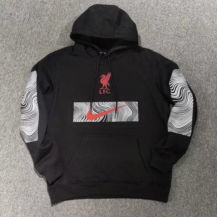 LFC HOODIE BLACK 2022/23