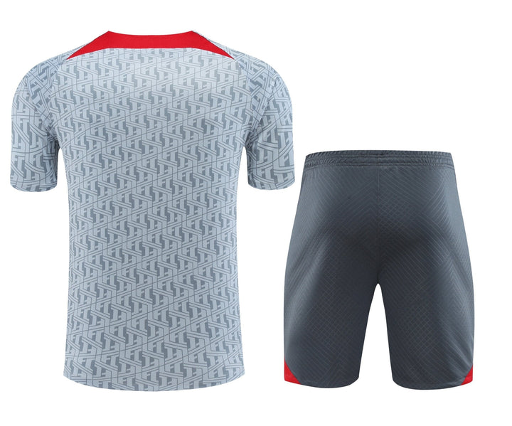 LFC GREY training  shirt & short KIT 2023/24