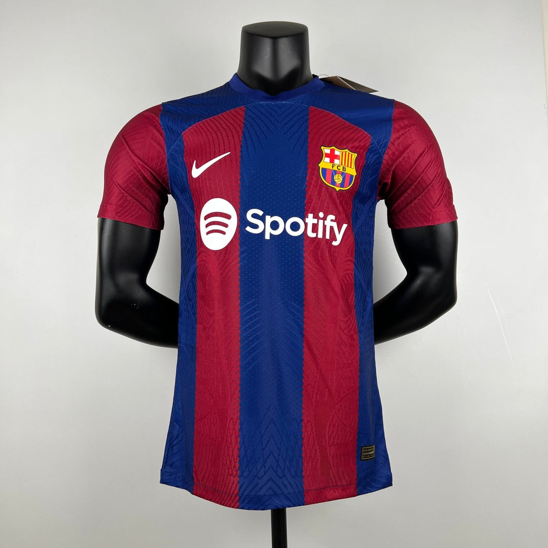 Barc_a  home player version jersey 2023/24