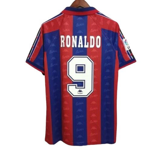 Barc_a Home Classic 1996/97 Jersey with RONALDO 9