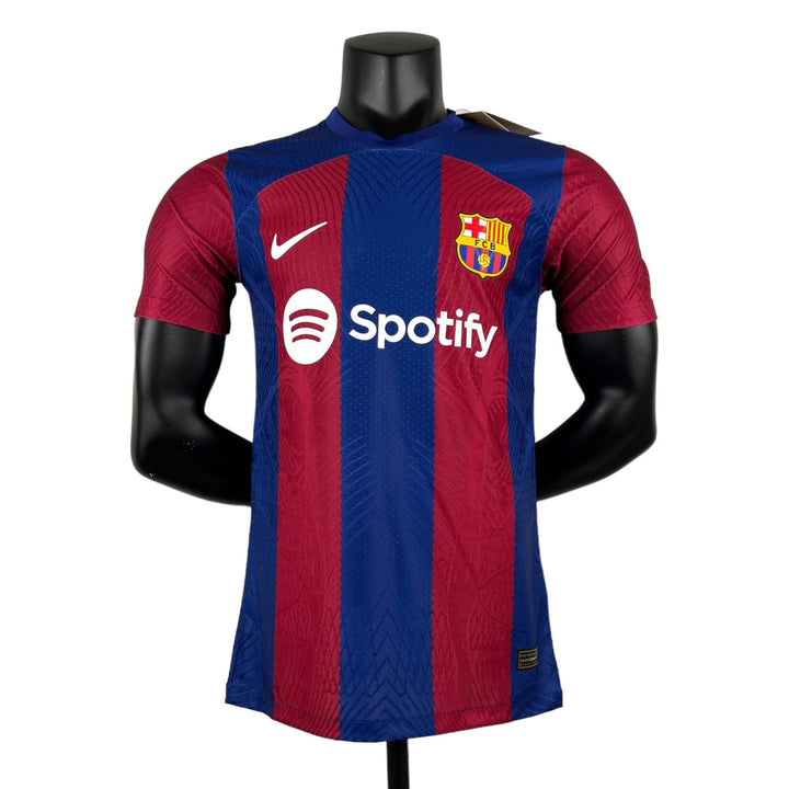 Barc_a  home player version jersey 2023/24