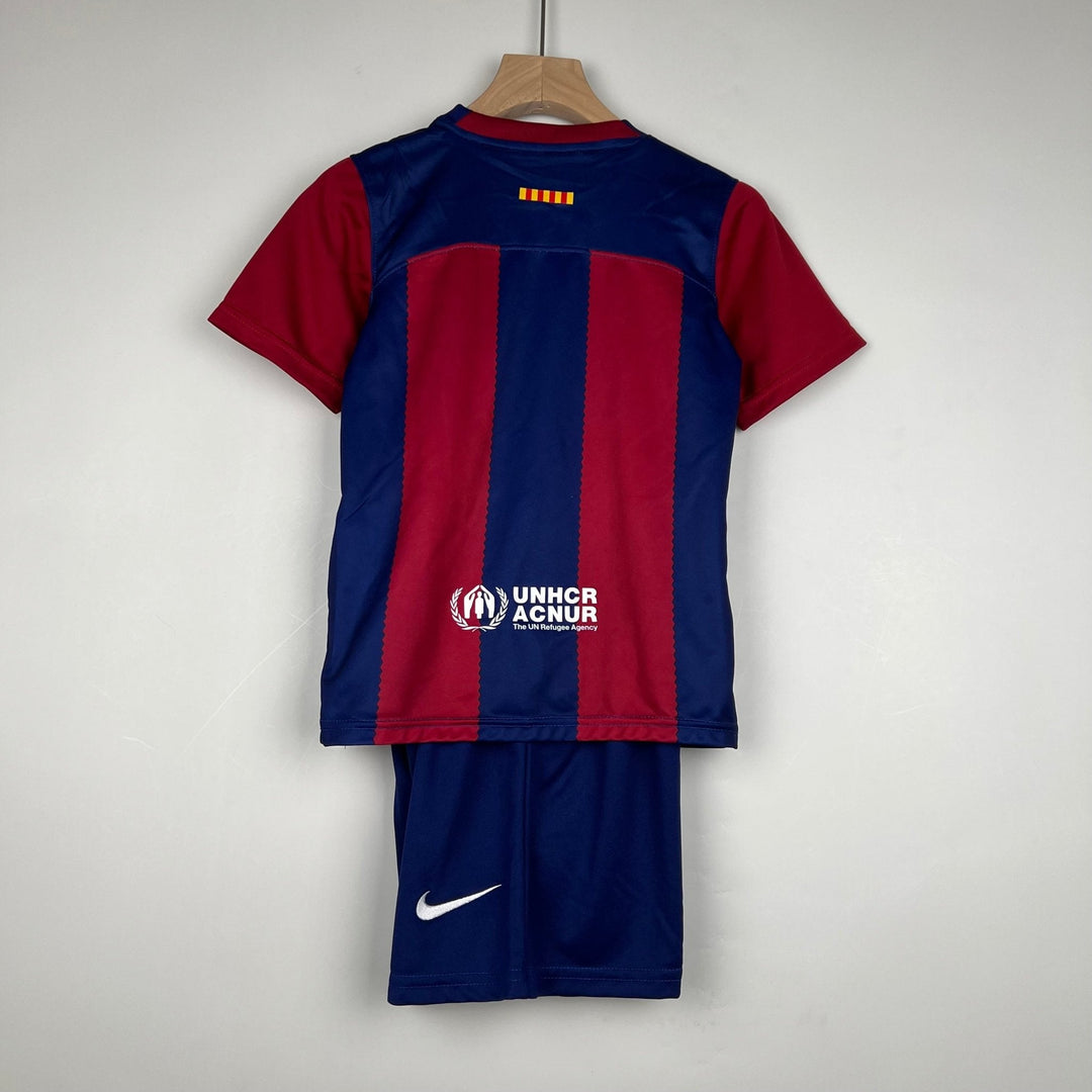 Barc_a  home kit kids 2023/24