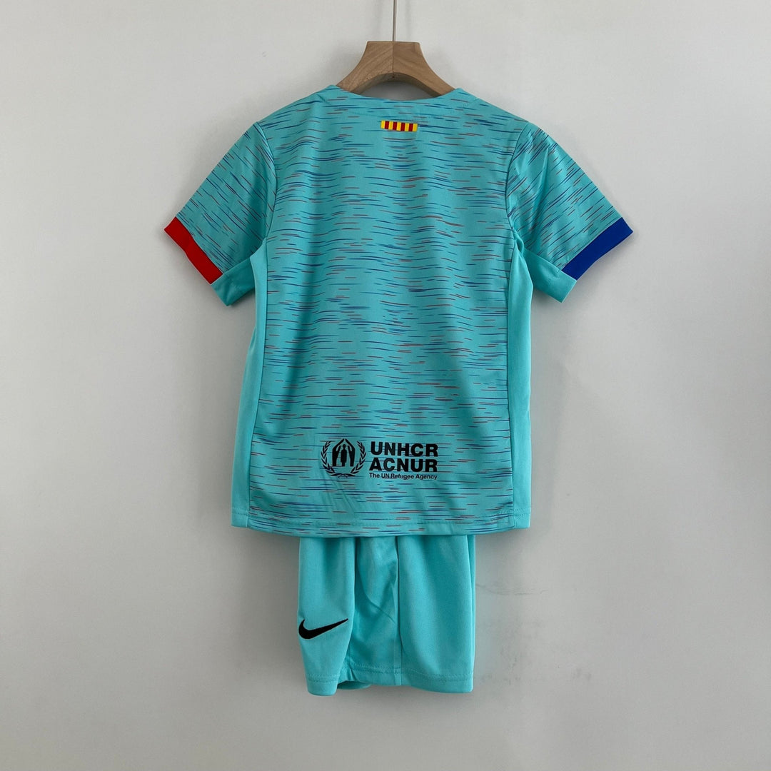 Barc_a THIRD  kit kids 2023/24