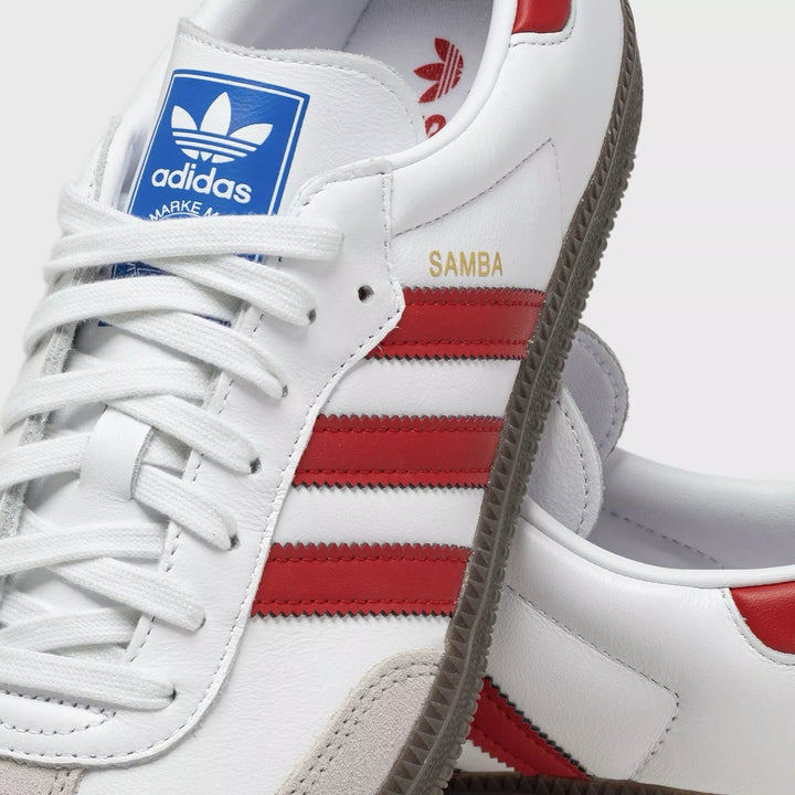 Adidas Samba Baby White Red Shoe