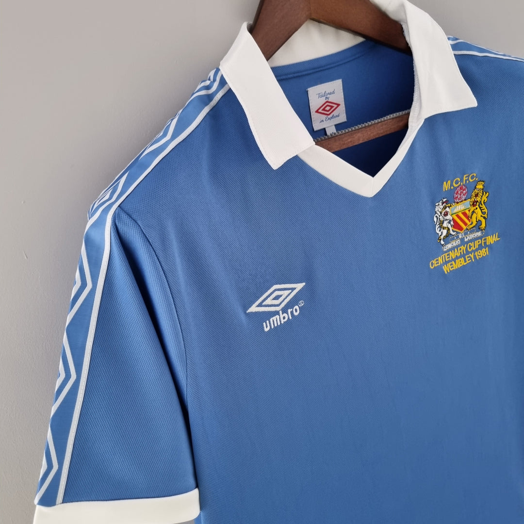 Manchester City classic home 81/82 jersey