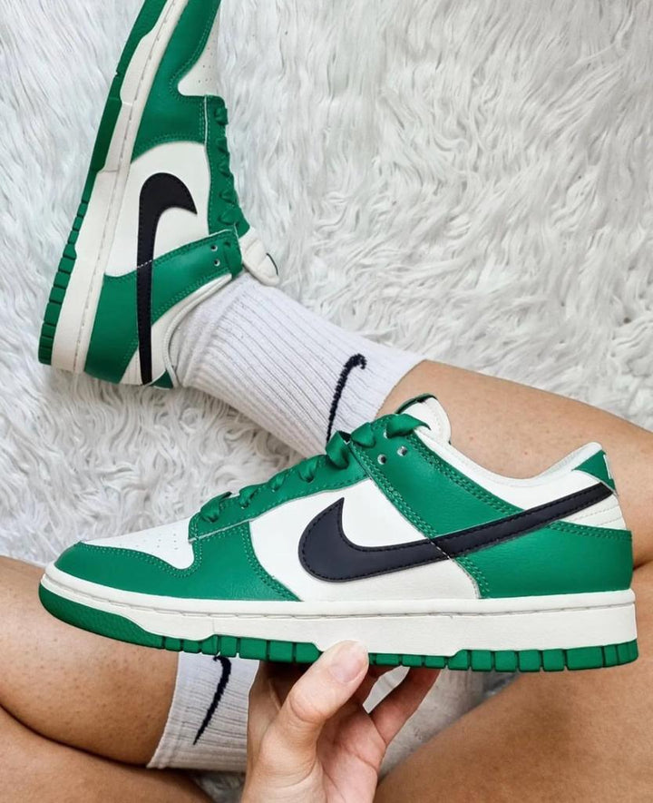 nike dunk low lottery pack malachite green