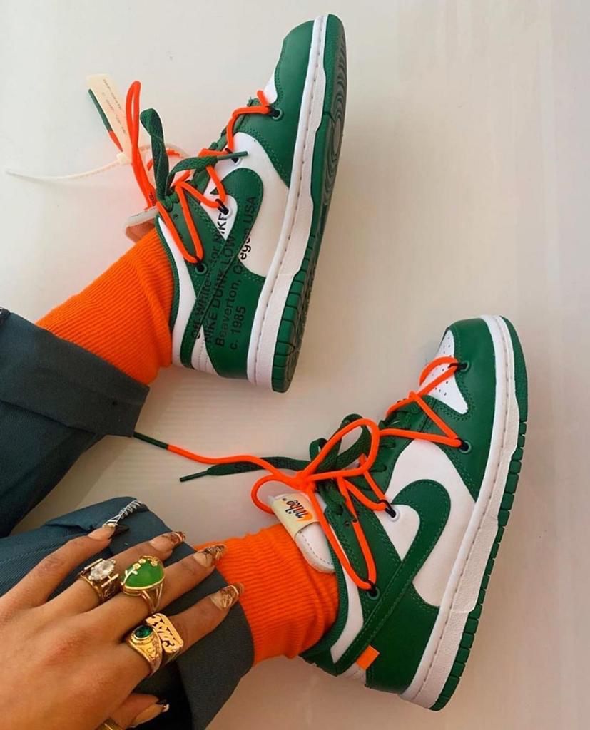 Nike Dunk Low x Off-White Pine Green